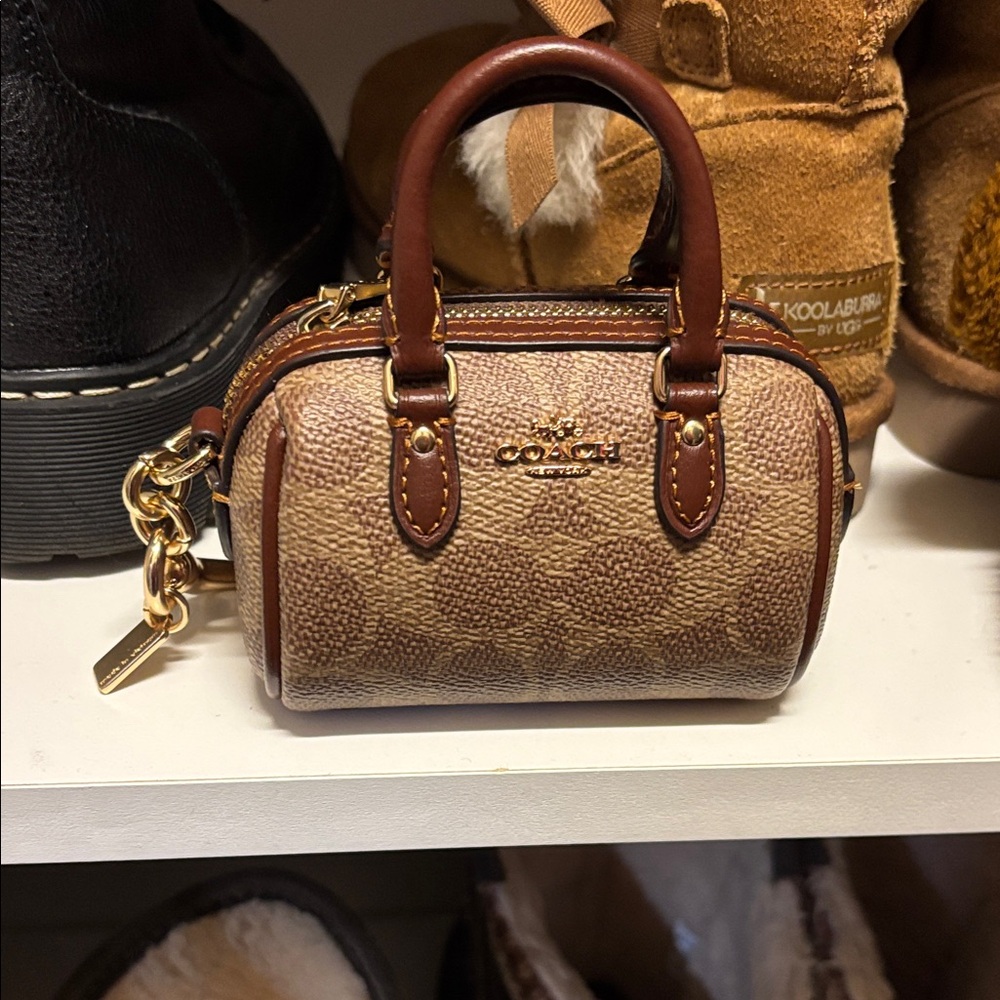 Coach mini Rowan bag charm